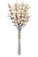 Mazzo Bacche x 12 Bianco h 45 cm
