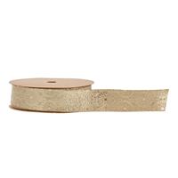 Nastro Tessuto ST Rangoli Champagne h 2.5 cm l 10 mt