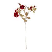 Ramo Rosa Ashley Rosso h 60 cm