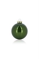 Sfera Vetro Da Appendere Verde Muschio Ø 10 cm Cf 12 Pz