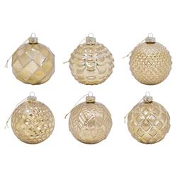 Sfera Vetro Da Appendere Decoro Assortito
