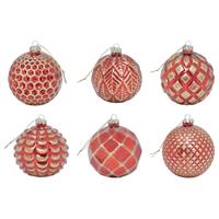 Sfera Vetro Da Appendere Decoro Assortito Rosso Ø 80 cm h 80 cm