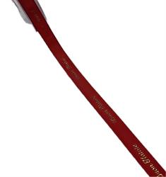 Nastro Tessuto Rosso ST Buon Natale h 1.5 cm l 20 mt