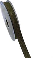 Nastro Tessuto Filo Oro Spark Verde Muschio h 1.5 cm l 20 mt