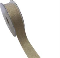 Nastro Tessuto Filo Oro Spark Panna h 3 cm l 20 mt