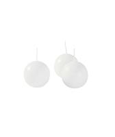 Candela Sferica 20 pezzi Bianco Ø 3 cm