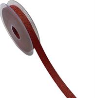 Nastro Tessuto Filo Oro Spark Rosso h 1.5 cm l 20 mt