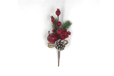 Pick Pino C/Mela E Pigna h 20 cm