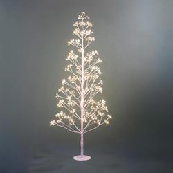 Albero Luminoso Fiore Bianco h 180 cm 2250 Led Da esterno