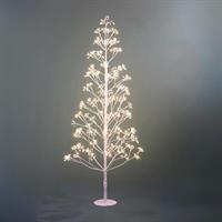 Albero Luminoso Fiore Bianco h 180 cm 2250 Led Da esterno