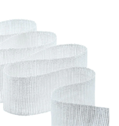 Nastro Lino Lurex Filo Argento