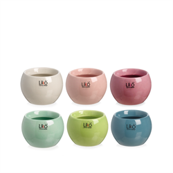 Caspo' Ceramica Sfera Liscio Col. Ass h 6.5 cm Ø 8 cm