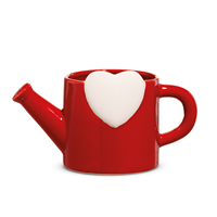 Vaso Annaffiatoio Rosso h 12 cm Ø 20.7x11 cm