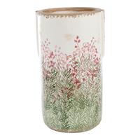 Vaso Ceramica Decor Floreale