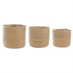 S/4 Cesto Sea Grass Gr. h 23 cm Ø 26 cm