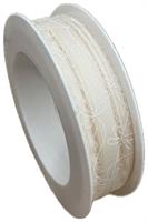 Nastro Tessuto ST Korsika Avorio h 2.5 cm l 20 mt