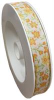 Nastro Tessuto ST Fiorellini Giallo h 1.5 cm l 20 mt