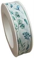 Nastro Lino ST Fresh Plants Verde Acqua h 2.5 cm l 20 mt