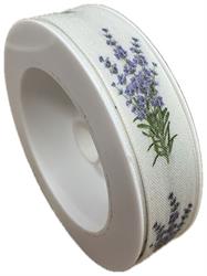Nastro Lino ST Lavanda h 2.5 cm l 20 mt