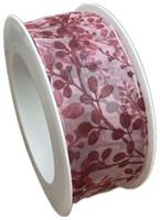 Nastro Organza ST Sommer Orchidea h 4 cm l 18 mt