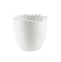 Caspo' Ceramica Uovo Bianco h 13.5 cm Ø 13 cm