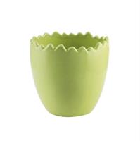 Caspo' Ceramica Uovo Verde h 13.5 cm Ø 13 cm