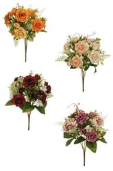 Bush Mini Rosa x5 Assortito h 31 cm