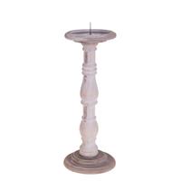 Portacandela Legno Naturale h 45 cm