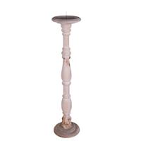 Portacandela Legno Naturale h 75 cm
