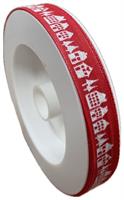 Nastro Cotone ST Casette Rosso h 1.5 cm l 20 mt