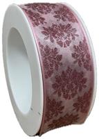 Nastro Organza St Deluxe Oro Rosa Antico h 4 cm l 20 mt