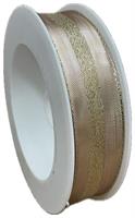 Nastro Lame' London Champagne h 2.5 cm l 20 mt