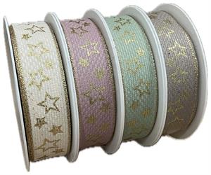 Nastro Tessuto ST Golden Stars