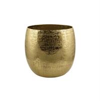 Caspo' Alluminio Oro h 22 cm Ø 22 cm