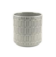 Caspo' Ceramica Sfumato Grigio h 13.5 cm Ø 13 cm