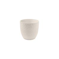 Vasetto Ceramica Puntinato Avorio h 10 cm Ø 10 cm