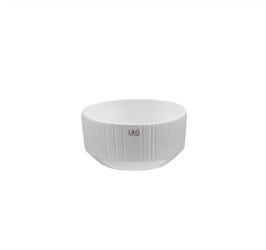 Ciotola Ceramica Betulla Bianco h 9 cm Ø 20 cm
