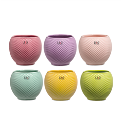 Sfera Ceramica Rombi Assortito h 10 cm Ø 12.5 cm
