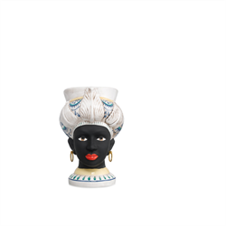 Vaso Queen Africana h 13 cm
