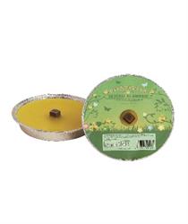 Fiaccola Alluminio Citronella Giallo h 2 cm Ø 16 cm