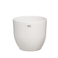 Caspo' Ceramica Shine Bianco h 15 cm Ø 17 cm