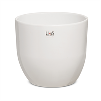 Caspo' Ceramica Shine Bianco h 20 cm Ø 22 cm
