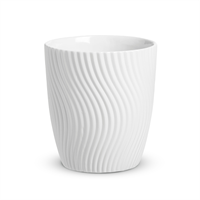 Caspo' Ceramica Glamour Bianco h 14 cm Ø 12.5 cm