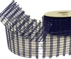 Nastro Rete Larga Blu h 5 cm l 25 mt
