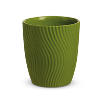 Caspo' Ceramica Glamour Verde h 14 cm Ø 12.5 cm
