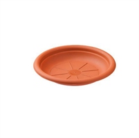 Sottovaso Botanico Marrone h 2.9 cm Ø 18 cm
