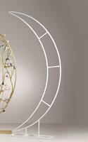 Struttura Mezza Luna Bianco h 2 mt l 70x25