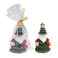 Candela Babbo Natale h 12 cm