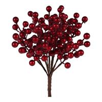 Bunch Bacche x12 Bordeaux h 34 cm