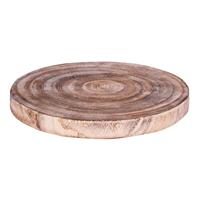 Fetta Legno Naturale Ø 30 cm h 3 cm